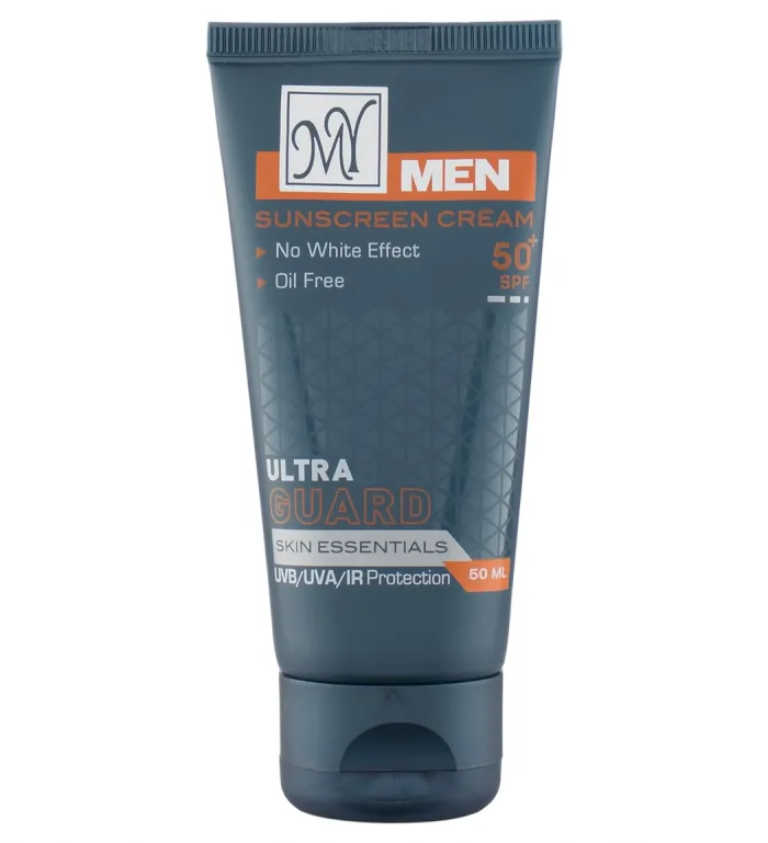 کرم ضدآفتاب بی‌رنگ و فاقد چربی مخصوص آقایان مای SPF50+ مدل Ultra Guard