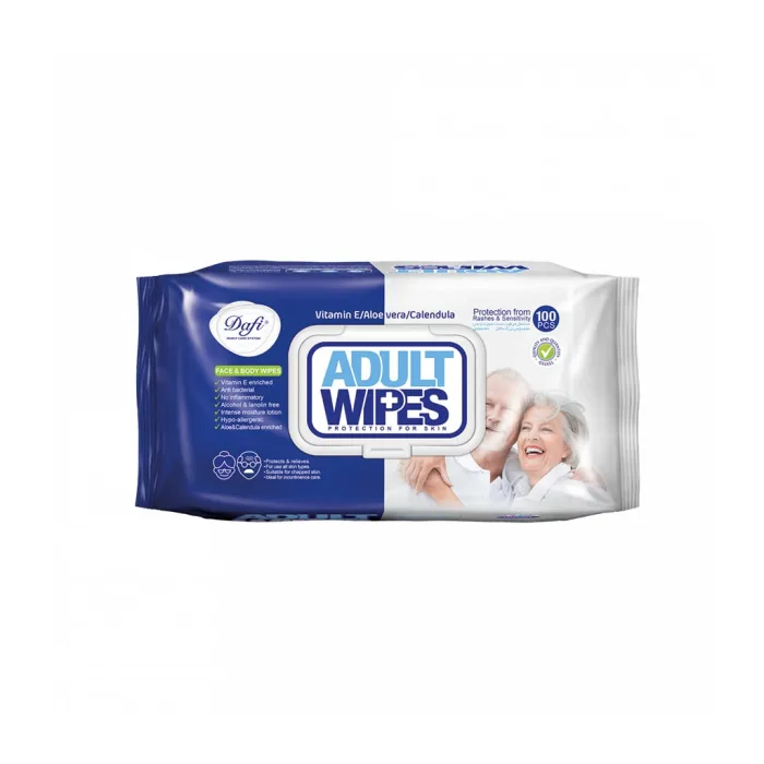دستمال مرطوب بزرگسالان دافی مدل Adult Wipes