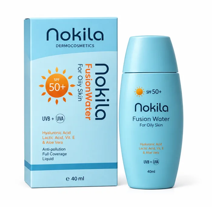 فلویید ضدآفتاب فیوژن واتر نوکیلا SPF 50+ مخصوص پوست چرب