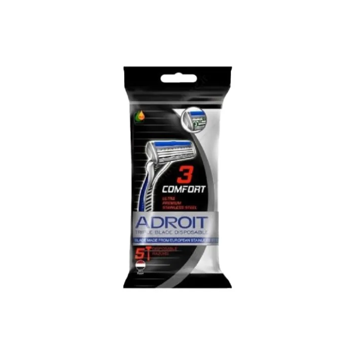 خودتراش یک‌بارمصرف آدرویت بسته 5 عددی